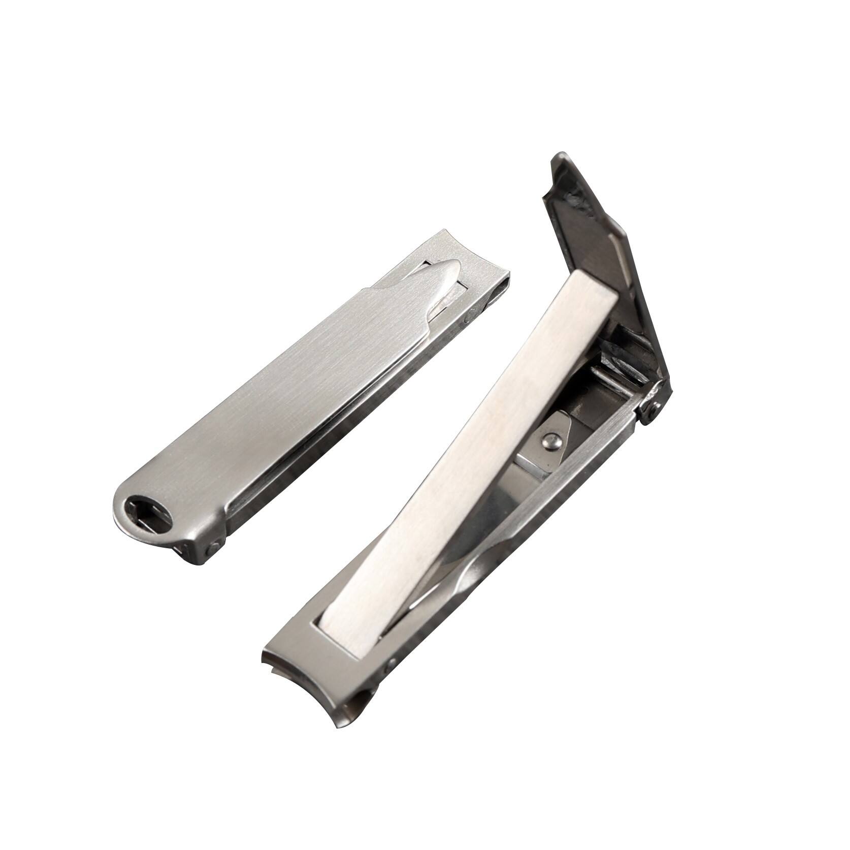 New Original Stainless Steel Nail Clippers Straight Manicure Tool Nail Clippers details