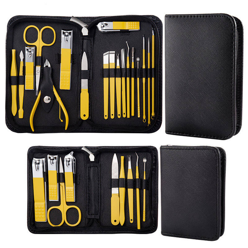 Hot Sale Manicure Set Customized Beauty Tool 26 Pcs Professional Nail Clippers Manicure Set details