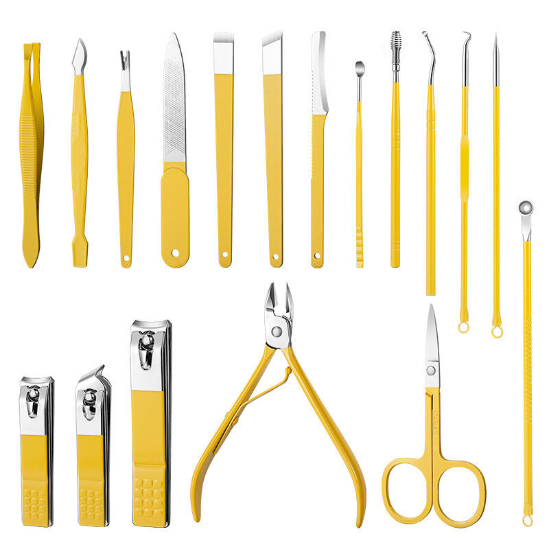 Hot Sale Manicure Set Customized Beauty Tool 26 Pcs Professional Nail Clippers Manicure Set details
