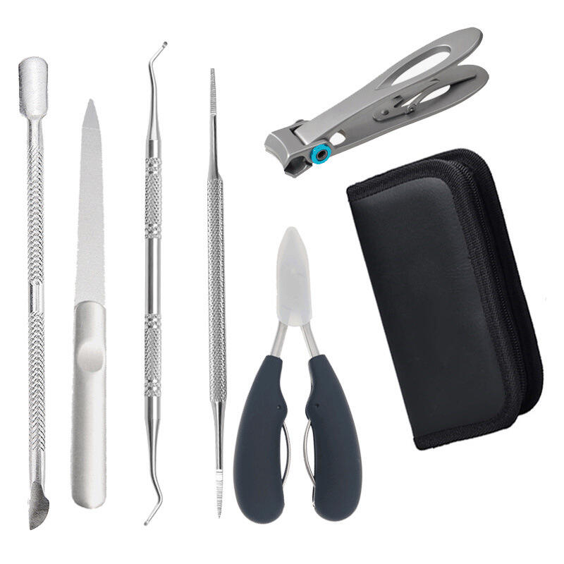 Toe Nail Clipper Pedicure Tools High Quality Stainless Steel Cuticle Nipper Set details