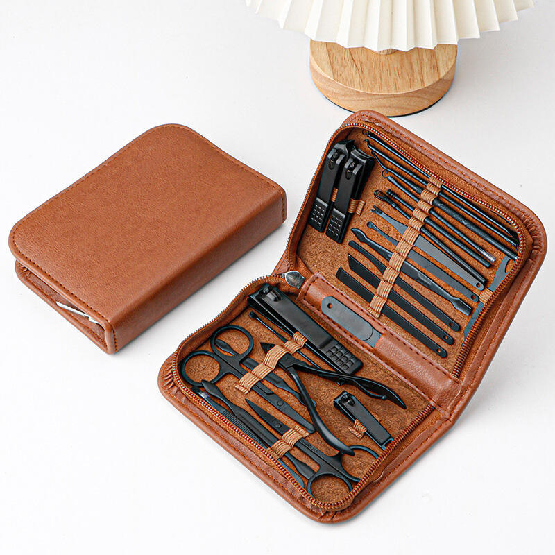 Hot Sale Manicure Set Customized Beauty Tool 26 Pcs Professional Nail Clippers Manicure Set details