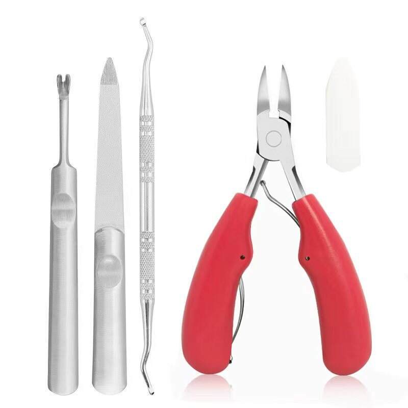Toe Nail Clipper Pedicure Tools High Quality Stainless Steel Cuticle Nipper Set manufacture