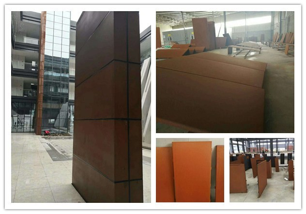 ASTM A588 High Strength Low Alloy Corten Steel Plate Corten A S355JOWP 3-20MM Weather Resistant Steel Plate manufacture