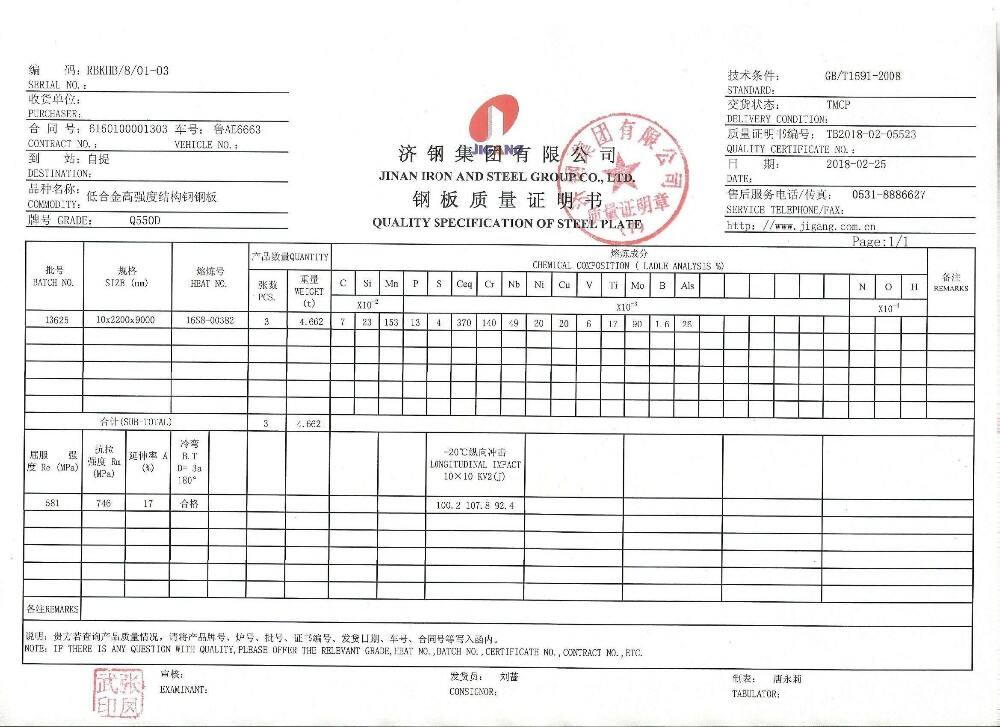 NM500 Medium Thick Wear-Resistant Steel Plate manufacture