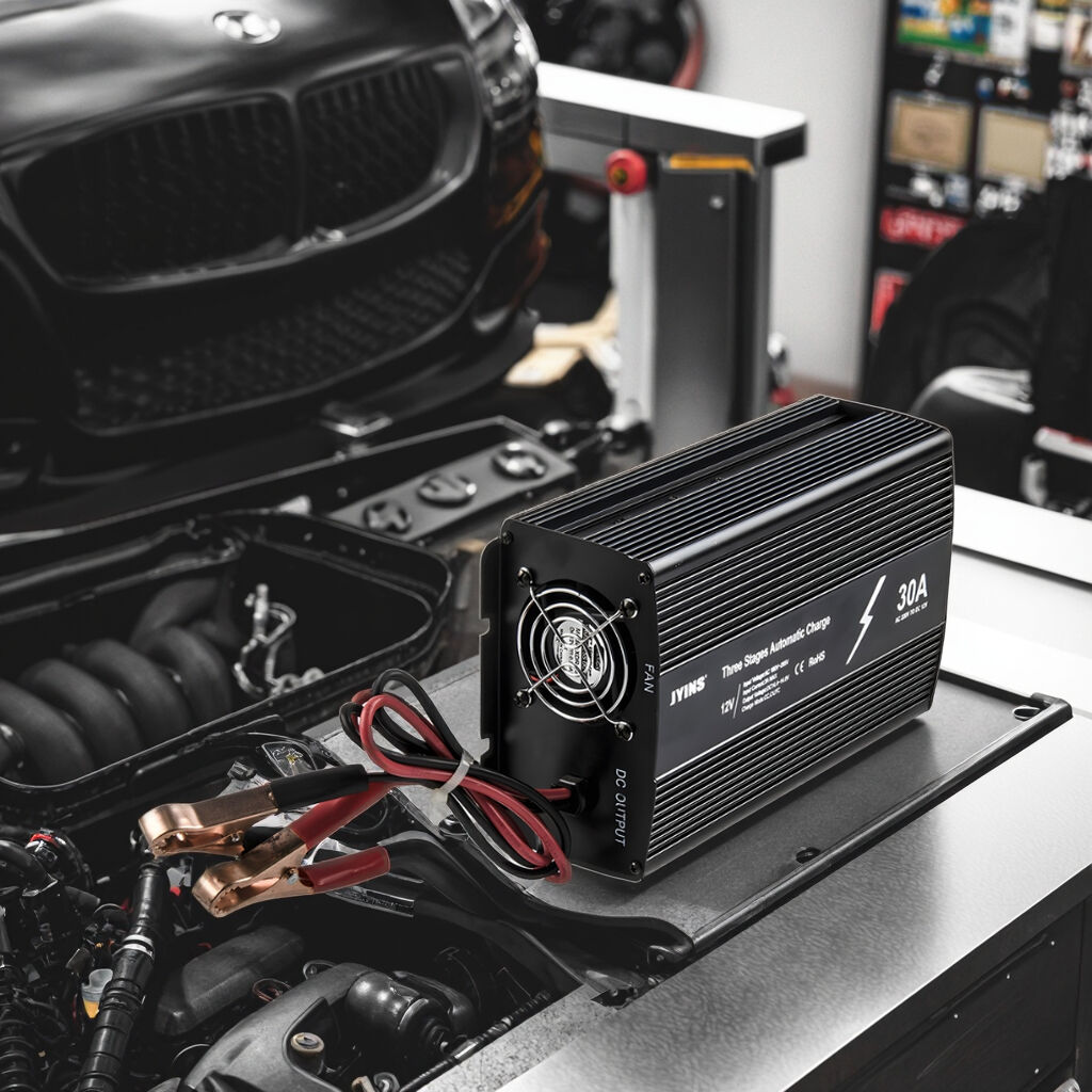 Hisolar 12V 15A Portable Car Battery Charger New Series Aluminum Alloy Electric Type-C Port 360W Output Power details