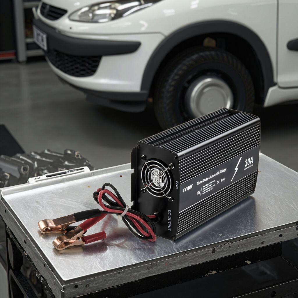 Hisolar 12V 15A Portable Car Battery Charger New Series Aluminum Alloy Electric Type-C Port 360W Output Power supplier