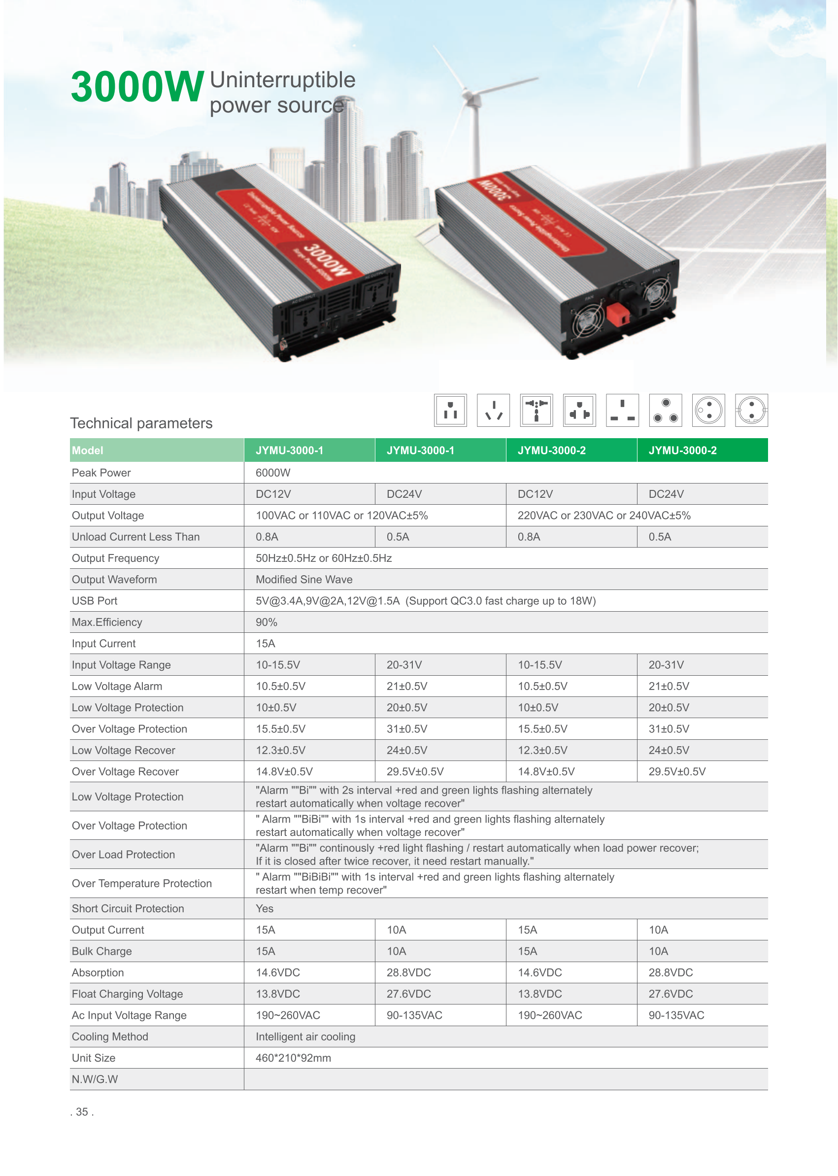 product hisolar wholesale jymu 3000w uninterruptible power system modified sine wave jymu   3000-3