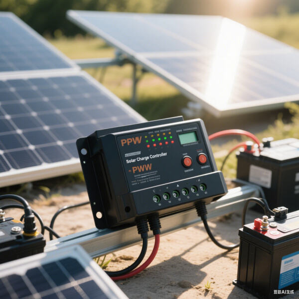 Instalação e operação fáceis de um controlador de carga solar de 20A