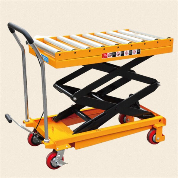 Increases productivity and saves time with a pallet rotating table