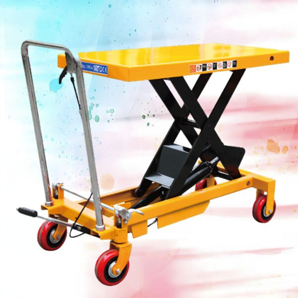 Safely handle heavier loads with scissor lift table car