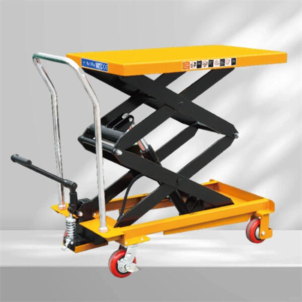The capacity hydraulic table cart can be used in a variety of settings including factories, warehouses, workshops, and garages for material handling, assembly, and maintenance tasks.