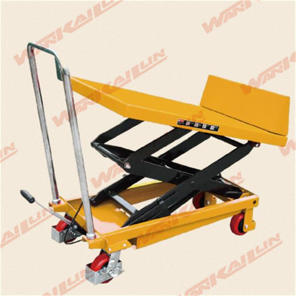 Increase Your Employees' Productivity with Manual Lift Table Car