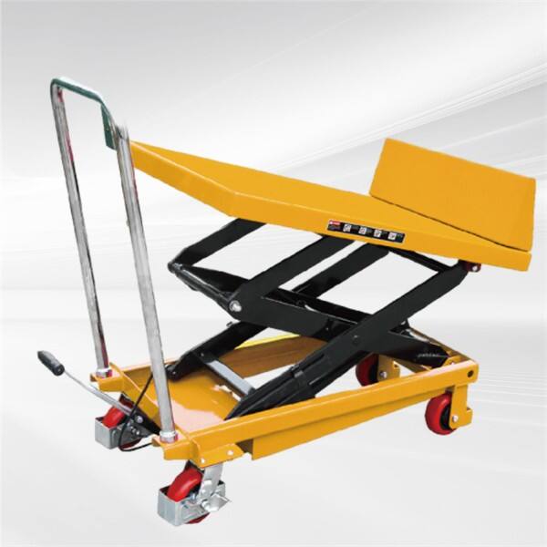Upgrade your warehouse operations with our user-friendly pallet table lift technology.