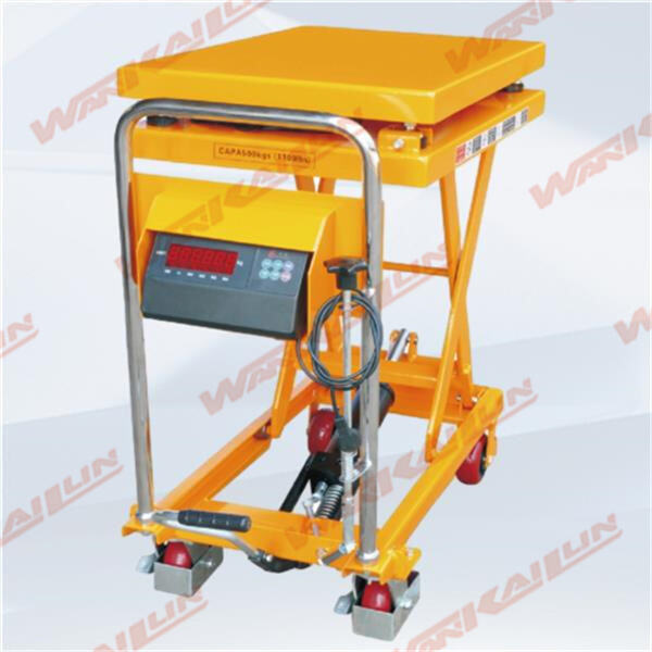 Optimizarea operațiunilor în depozit cu mese ridicatoare cu trei scissor