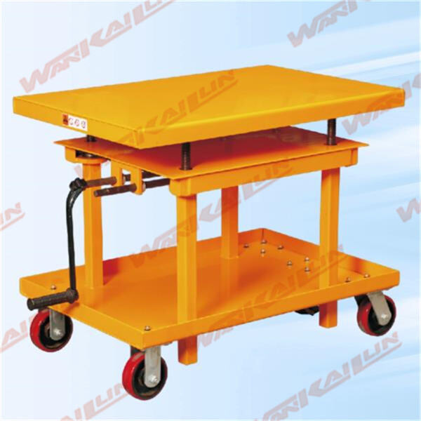 Increased portability and flexibility with hydraulic lift platforms