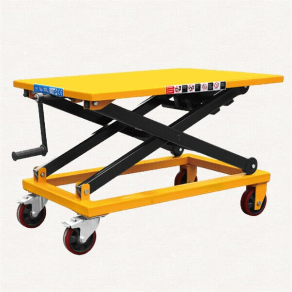 Safely and quickly elevate your work area with electric scissor table lif