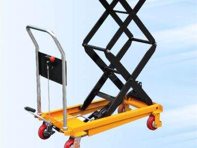 O que é uma plataforma elevatória de tesoura