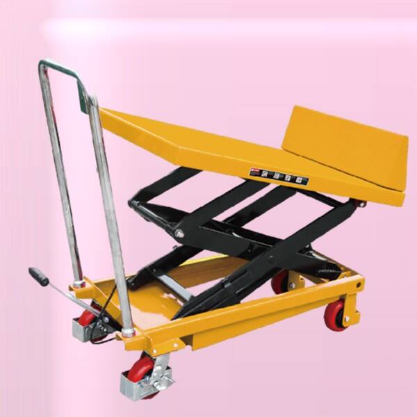 Experience the convenience of quick and easy pallet lifting with our table lift.