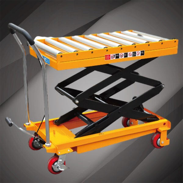 Simplifying pallet transportation with a rotating table