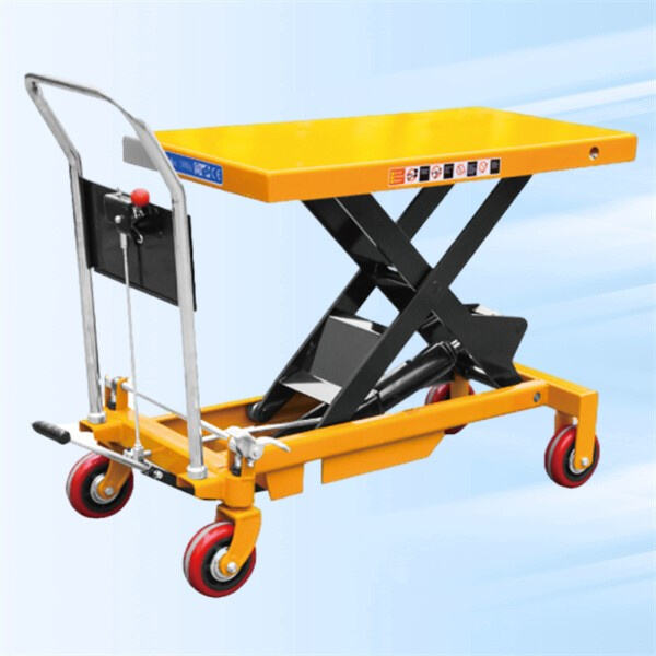 Maximize productivity with the speed and ease of a pneumatic scissor lif