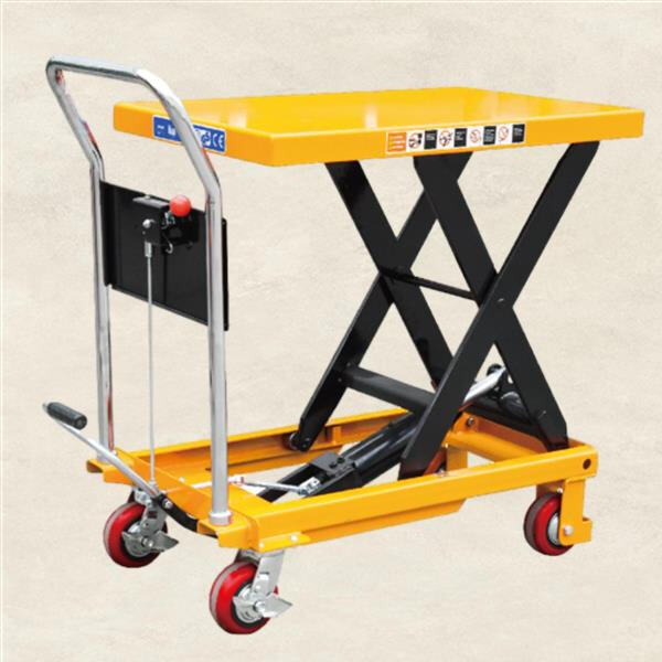 Safe and reliable operation with hydraulic lift scissor