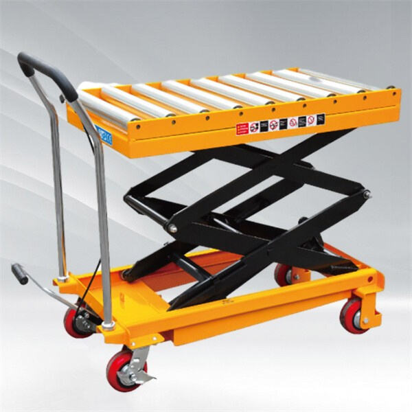 Safely and quickly move heavy loads with pallet rotating tables