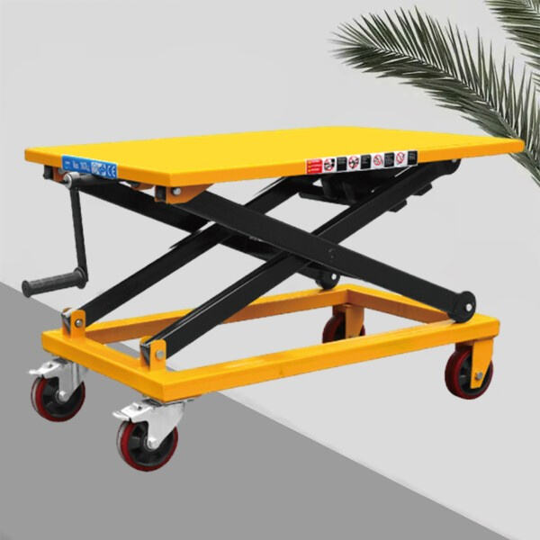 Máximize a eficiência do espaço de trabalho com um elevador manual hidráulico