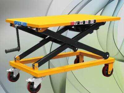 Double Scissor Lift Table: Higher Lifting Height for Taller Workspaces