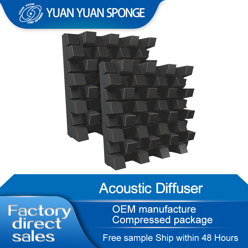 China Manufacturer Full-frequency Acoustic Panel High Quality Acoustic Diffuser Sound Absorption Low-frequency manufacture