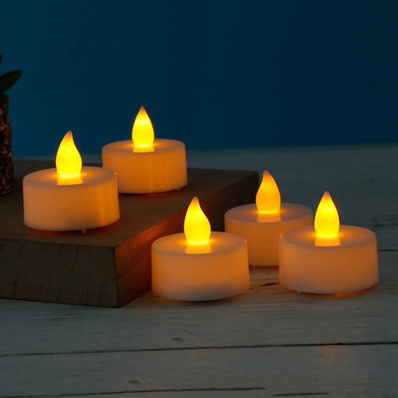 10Pcs LED Tea Light Candles Flameless Flickering Wedding Party Lighting Electric Candle Light details