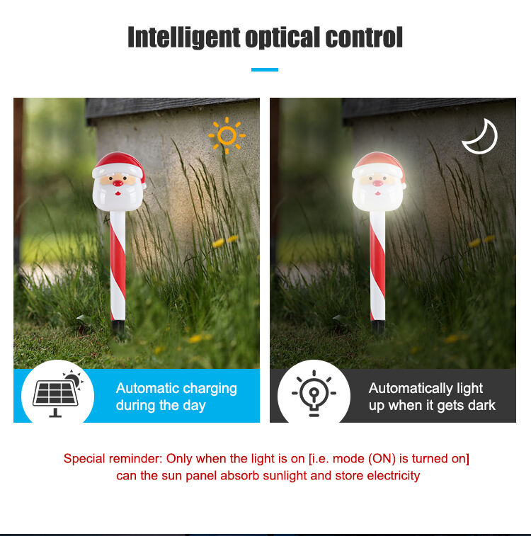 Source Factory Outdoor Garden Decorative Light Waterproof Pathway Landscape Led Christmas Solar Lights details