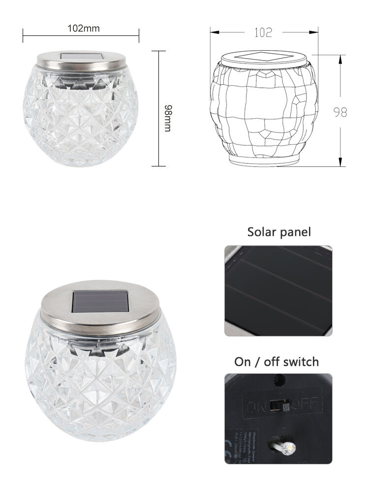 Modern Festival Outdoor Decorative Solar Mason Jar Light Garden Solar Lights manufacture