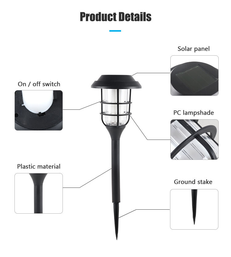 OEM/ODM Factory Landscape Pathway Decorative Lamp Powered LED Ground Solar Garden Light For Roadside details