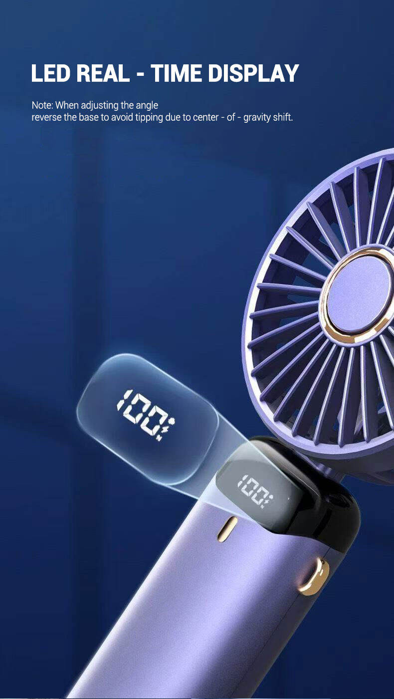 Portable USB Rechargeable Mini Fan Foldable Hanging Neck Cooling Band Five-Speed Wind Wearable Pocket Fan for Household Use manufacture
