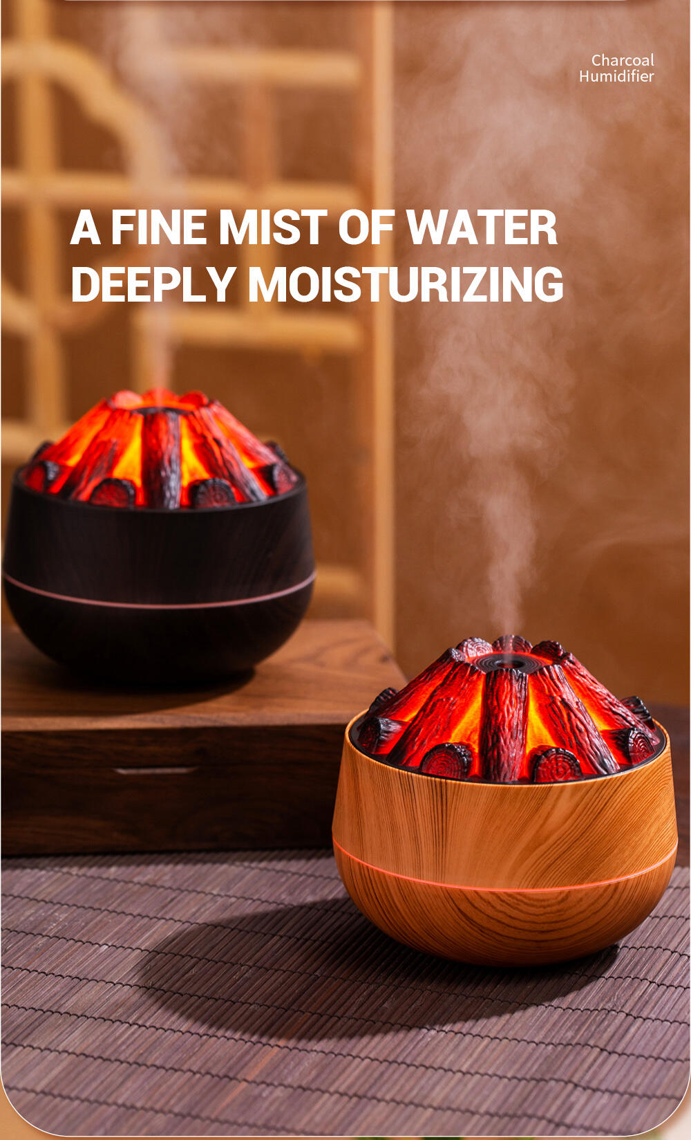 Wholesale Cool Mist Ultrasonic Humidifier Fragrance Essential Oil Aromatherapy Air Humidifier Spray Aroma Diffuser Humidifier manufacture