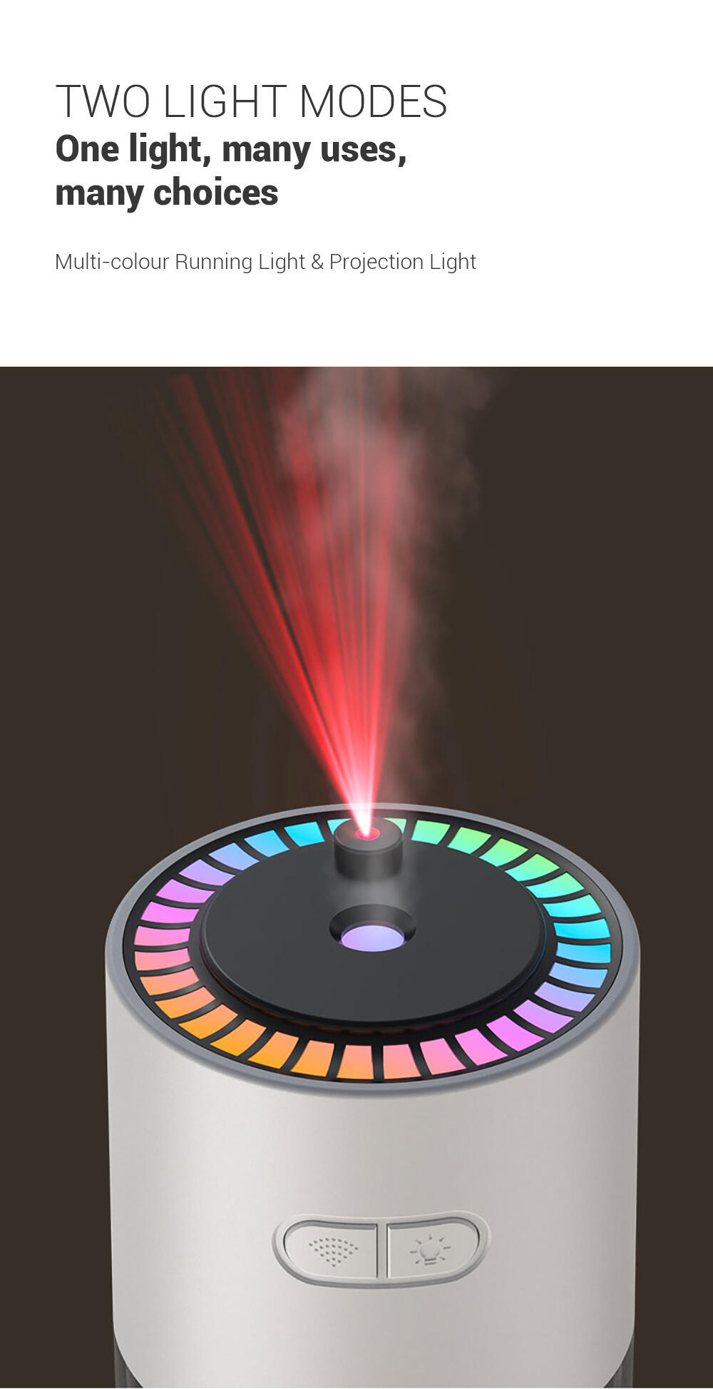 New Portable 280ML USB Car Humidifier Home Office Ultrasonic Mist Maker Humidifier with Starry Sky Lamp Air Humidifier supplier