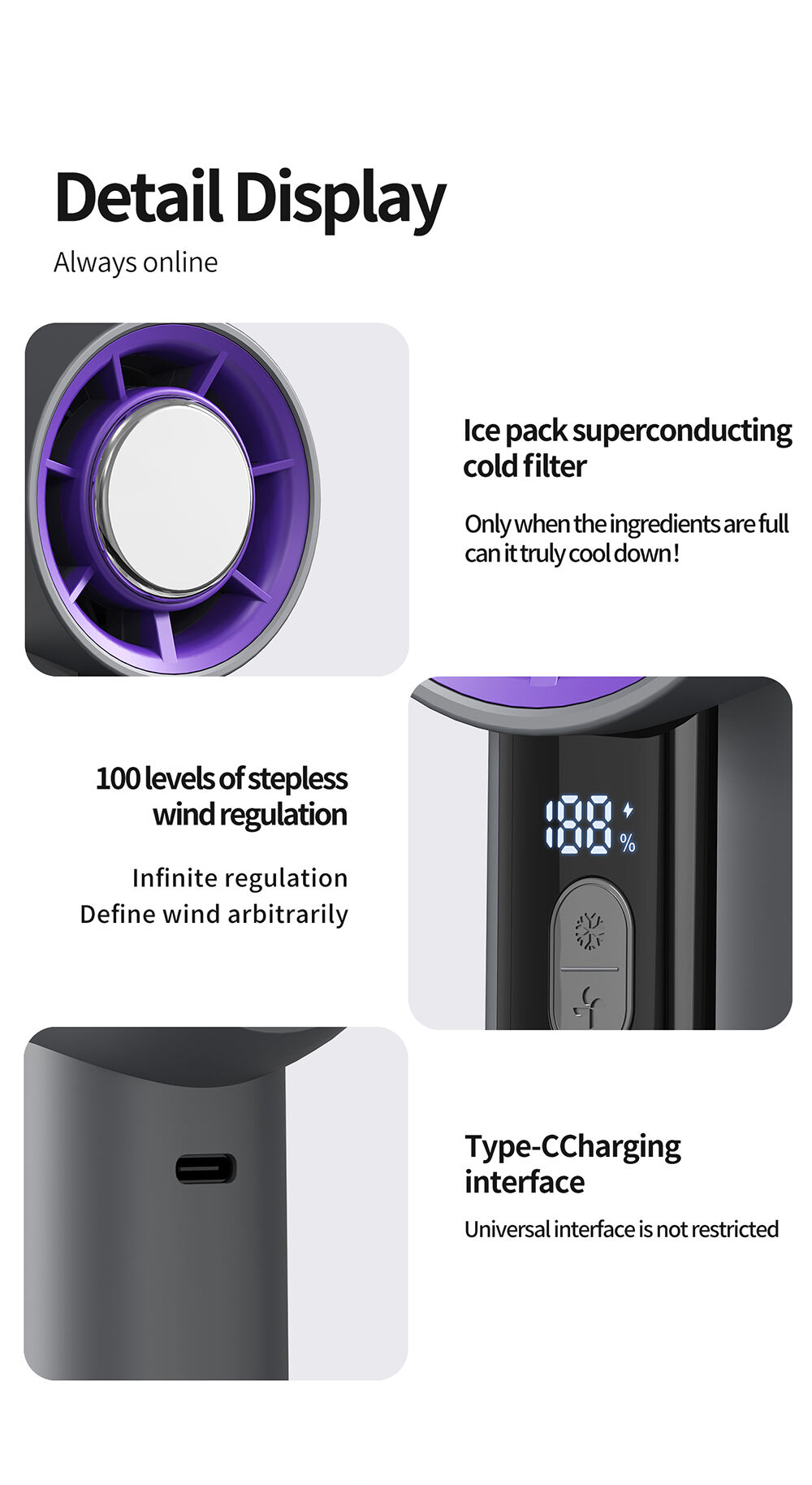 2025 New Portable 100 High Speed Handheld Fan Turbo Cooling Small Hand Fan 3000mAh Cold Compress Turbo Mini Fan Rechargeable factory