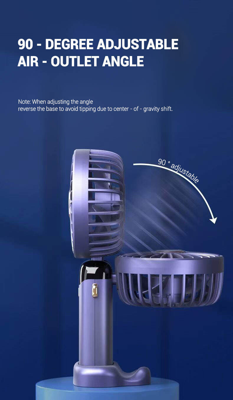 Portable USB Rechargeable Mini Fan Foldable Hanging Neck Cooling Band Five-Speed Wind Wearable Pocket Fan for Household Use details