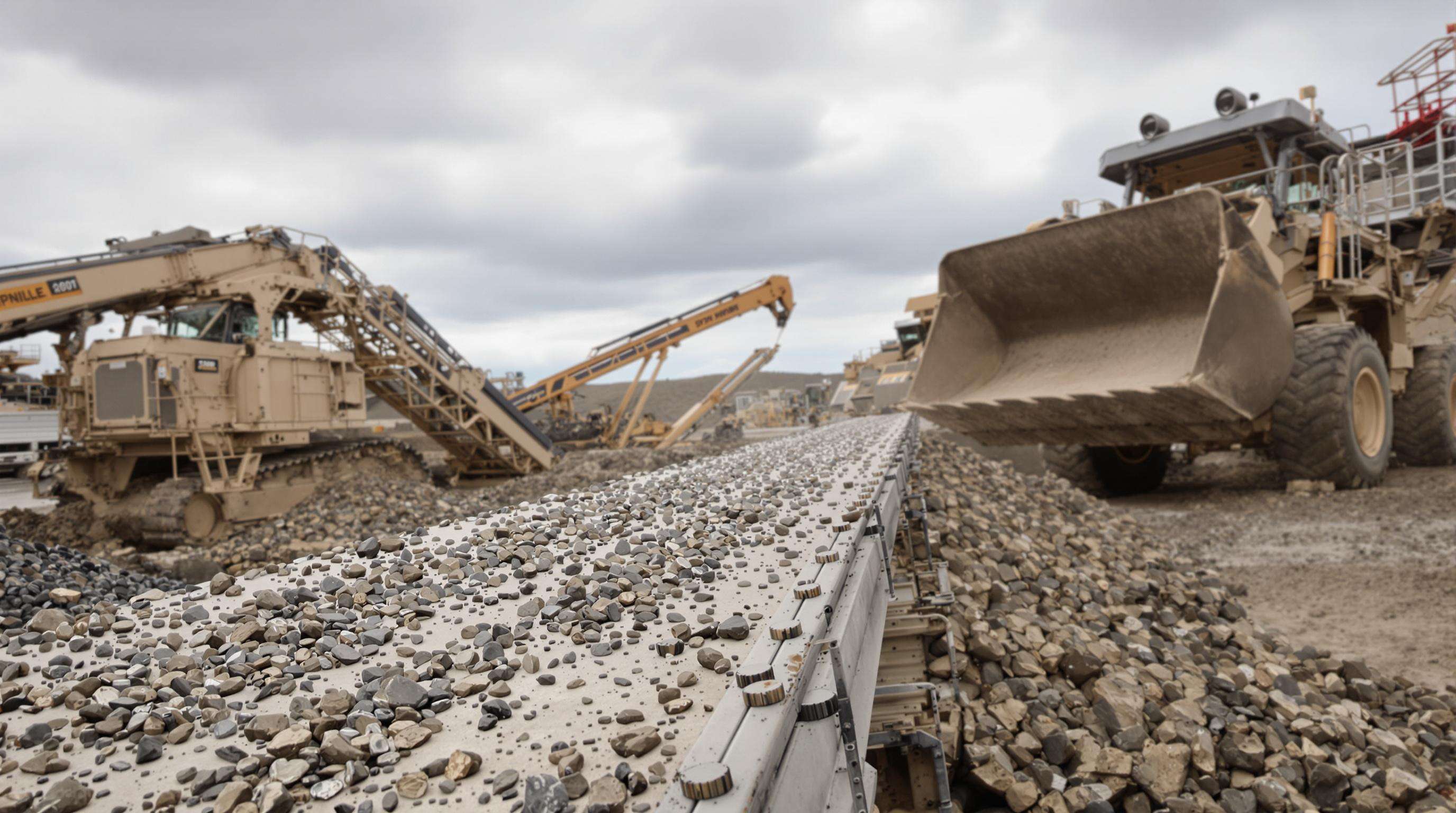 Mining equipment and conveyor belts using chrome carbide plates exposed to abrasive, dusty conditions