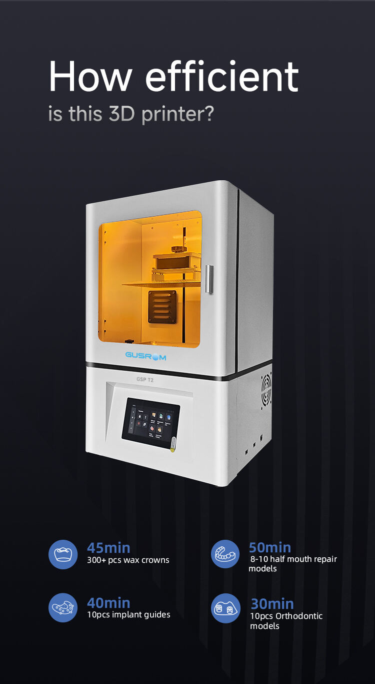 product high quality printing speed digital 3d printer high speed dental 3d printer for crowns bridges wax uv resin 3d printers-3