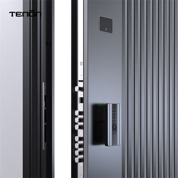 Modern design meets durability with aluminium exterior doors