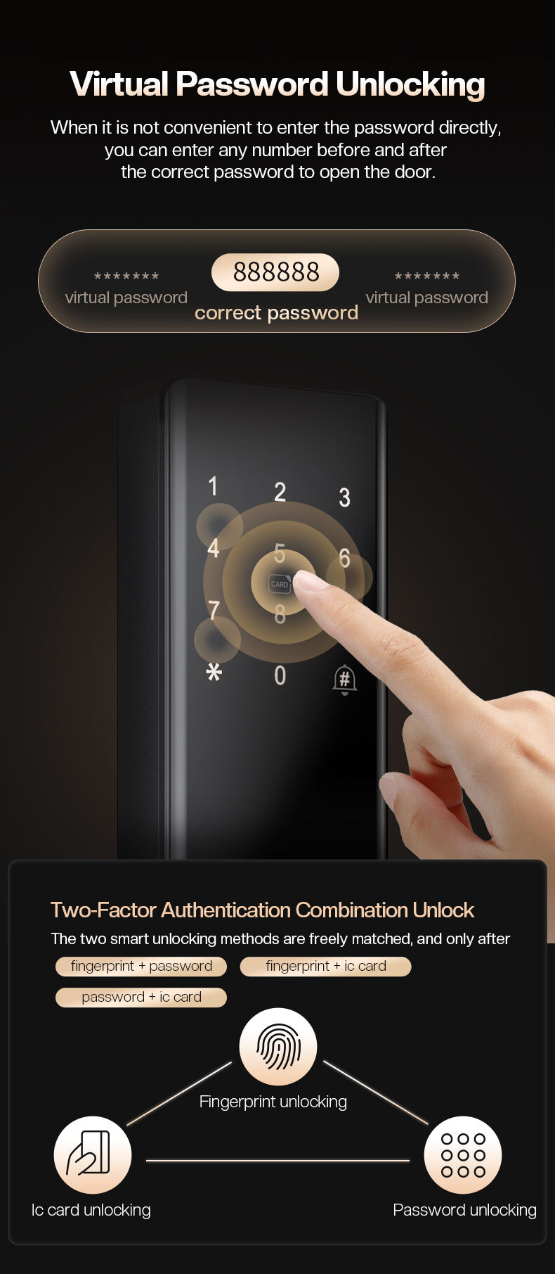 Indoor Smart Tuya Bluetooth Electronic Lever Door Lock Keyless Biometric Smart Deadbolt Fingerprint Lock Door supplier