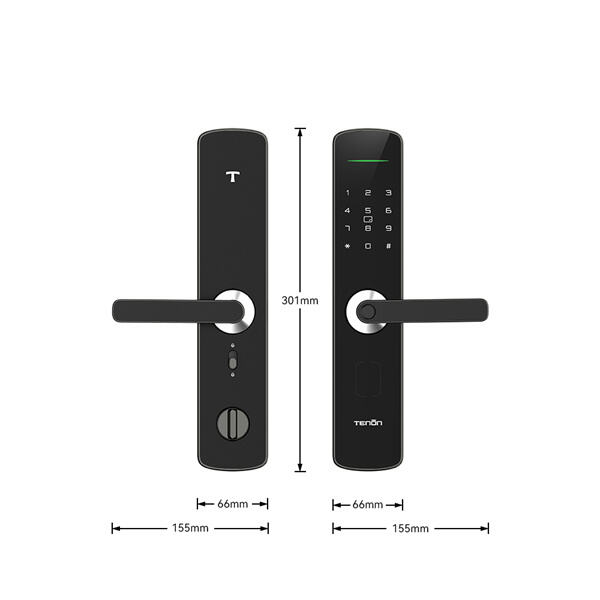 Easy installation and customization with a keyless entry door knob