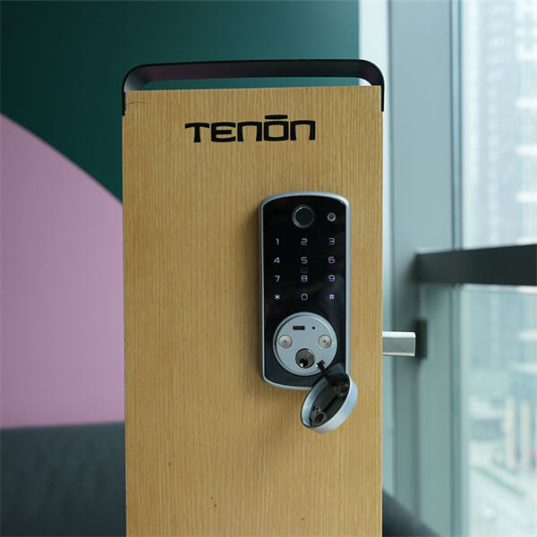 Upgrade your front door with a sleek smart lock and handle