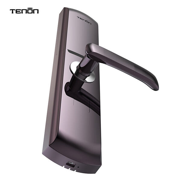 Modernize your home security system with a sleek fingerprint door handle
