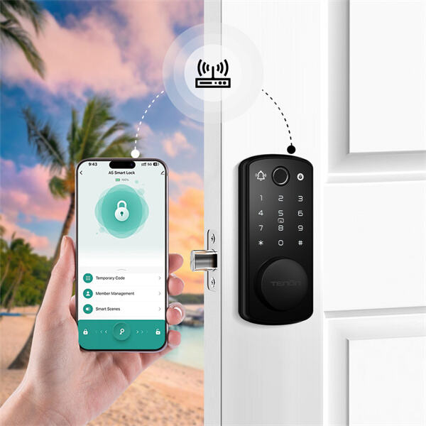 Förbli ansluten och i kontroll med ett smart lås