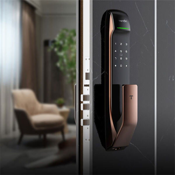 Unlock your door with just a simple touch of your finger.