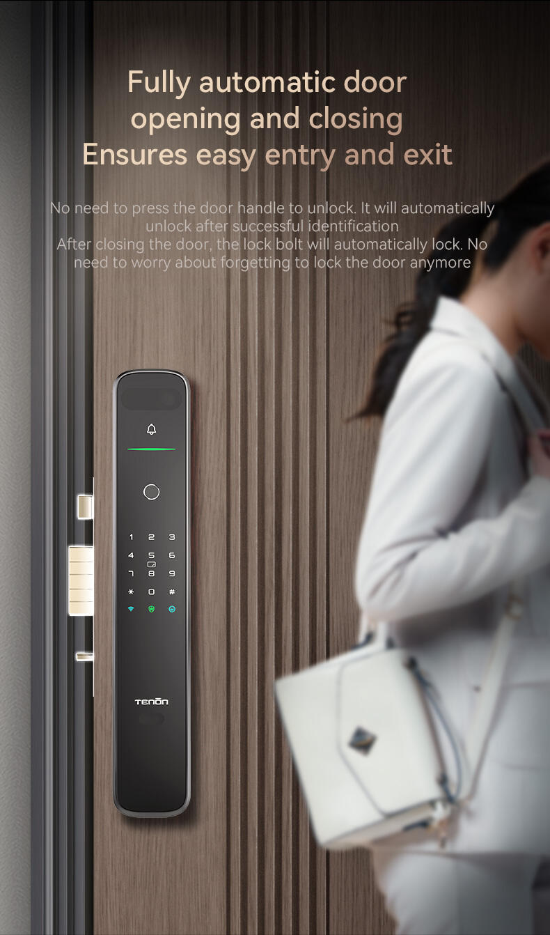 3D Face Recognition Palm Vein Fingerprint Digital Intellig Smart Lock Tuya APP Remote Control Password Electronic Door Lock supplier