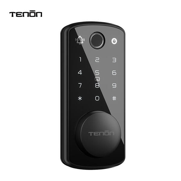 주 출입문에 설치된 스마트 잠금 장치를 통해 열쇠 작별하고 키리스 도어 시스템을 경험해 보세요.