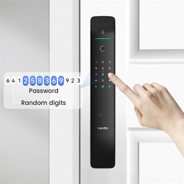 Riposa tranquillo sapendo che la tua casa è sicura con un lucchetto per impronte digitali impermeabile